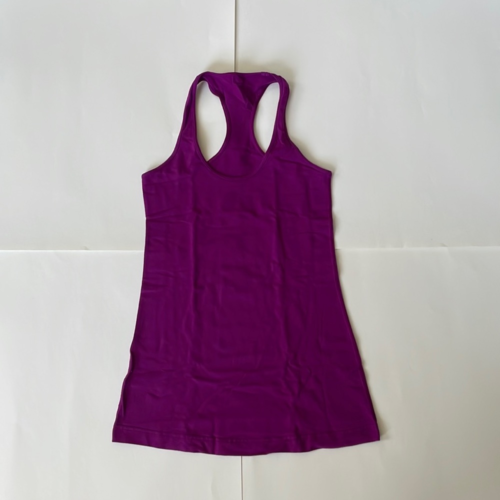 Lululemon cool racer back (size 8) plum